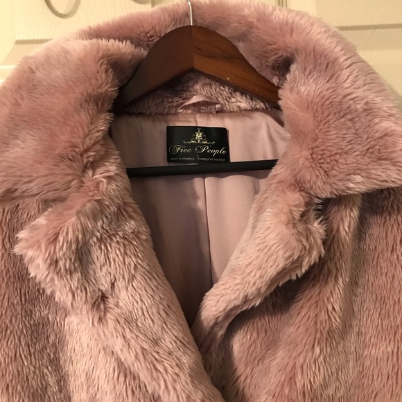 Sold Free People Mena Faux Fur Jacket - Picture 5 of 5